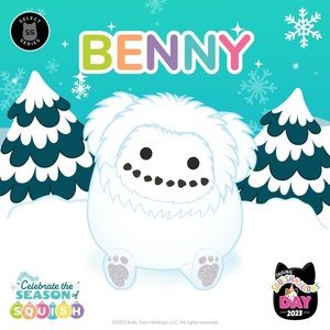 Pre-Sale ☃️ Squishmallows 12” Benny the White Snowman Bigfoot Select Series NEW!
